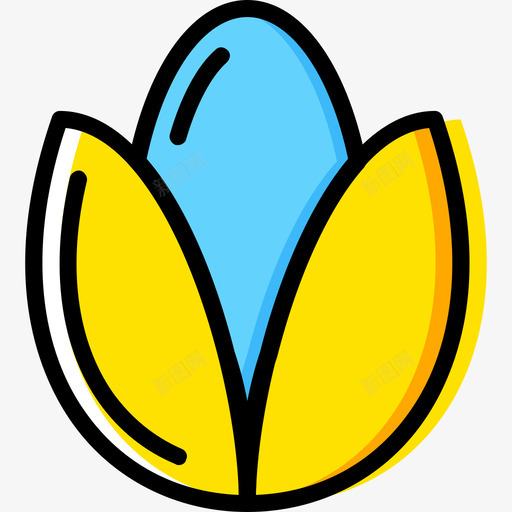 种子花园2黄色图标svg_新图网 https://ixintu.com 种子 花园2 黄色