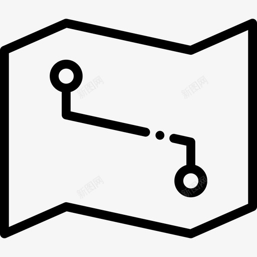 地图位置集合线性图标svg_新图网 https://ixintu.com 位置集合 地图 线性