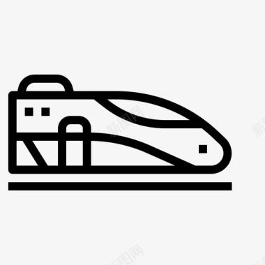 火车铁路速度图标图标