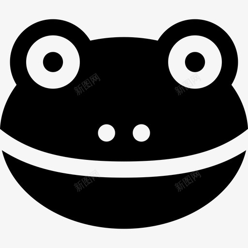 青蛙动物7填充物图标svg_新图网 https://ixintu.com 动物7 填充物 青蛙