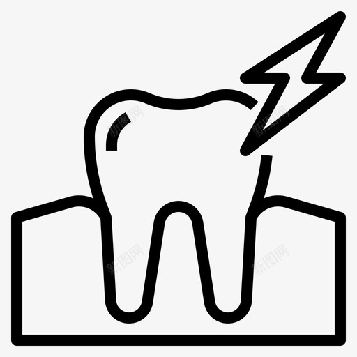 牙痛医疗保健卫生图标svg_新图网 https://ixintu.com 医疗 医疗保健 卫生 牙痛 牙科