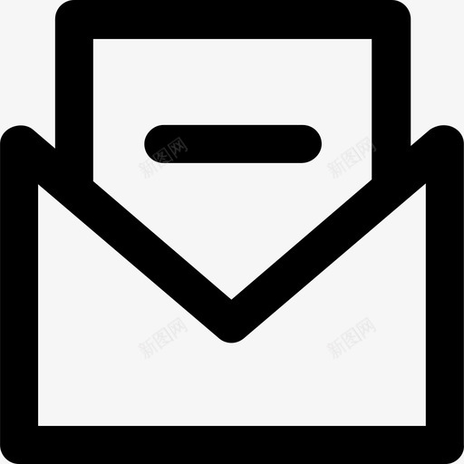 电子邮件通信2粗体圆形图标svg_新图网 https://ixintu.com 电子邮件 粗体圆形 通信2