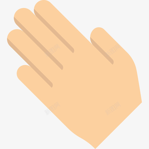 手手和手势3平的图标svg_新图网 https://ixintu.com 平的 手 手和手势3