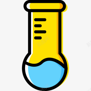 试管科学9号黄色图标图标