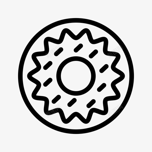 甜甜圈蛋糕圆圈图标svg_新图网 https://ixintu.com 万能图标 圆圈 甜点 甜甜圈 蛋糕 食物