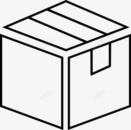 包装箱运图标svg_新图网 https://ixintu.com 包装 物流 箱 运