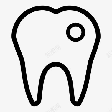 牙齿蛀牙牙医图标图标