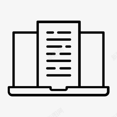 文本笔记本电脑macbook写作图标图标