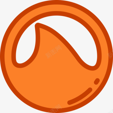 Grooveshark社交媒体7线性颜色图标图标