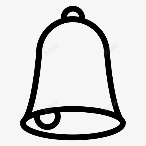 铃声警报媒体图标svg_新图网 https://ixintu.com 媒体 工具 简单混音线图标 警报 设置 铃声