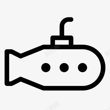潜艇海军海上图标图标