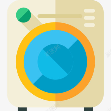 洗衣机家用电器2台平板图标图标