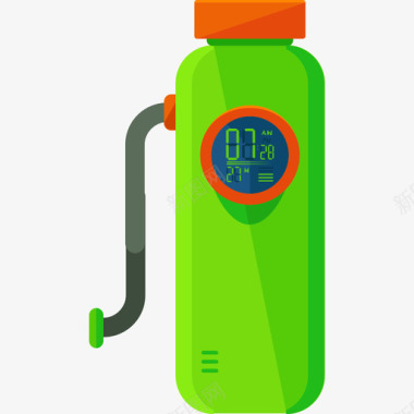 氧气罐水上运动平板图标图标