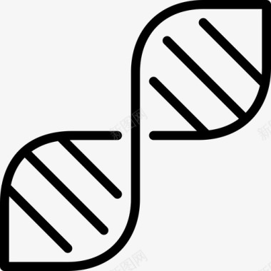 Dna医学2线性图标图标