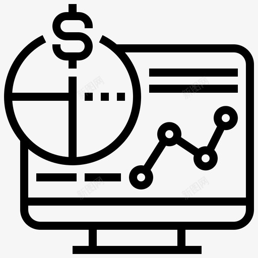 投资分析图表图标svg_新图网 https://ixintu.com 储蓄和投资线 分析 图表 基础 投资 计算机