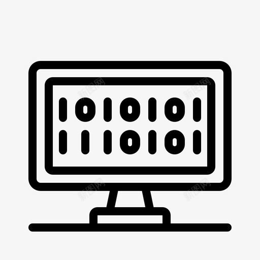 二进制代码编码计算机图标svg_新图网 https://ixintu.com 二进制代码 人工智能人工智能 编码 计算机 黑客攻击