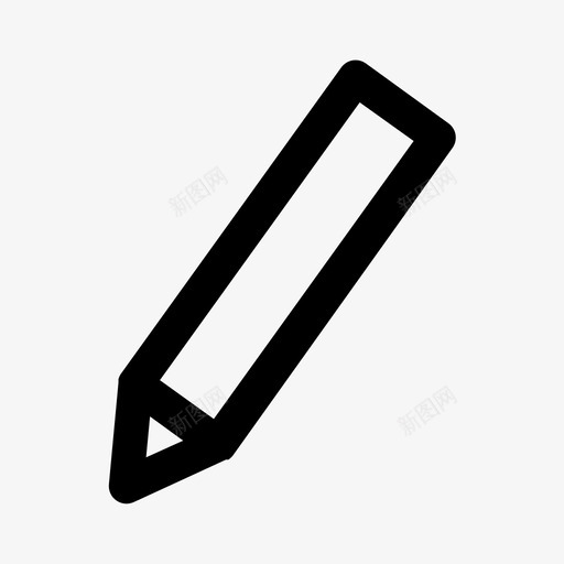 钢笔手写笔书写图标svg_新图网 https://ixintu.com 书写 手写笔 移动应用程序2 钢笔