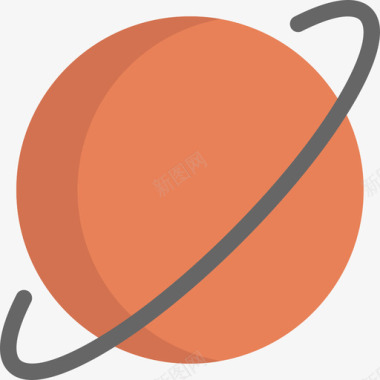 行星科学13平面图标图标