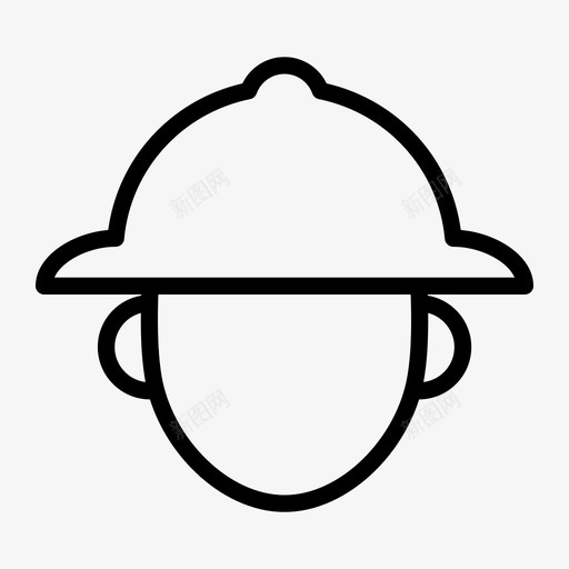 工头帽子制服图标svg_新图网 https://ixintu.com 制服 工头 帽子 职业和爱好