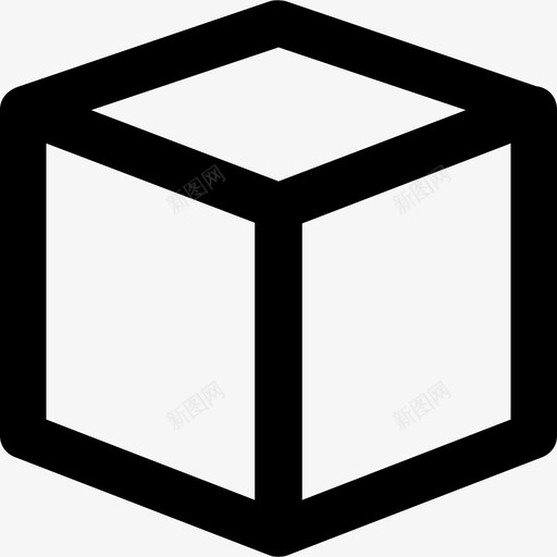 立方体物流配送图标集合粗体圆形svg_新图网 https://ixintu.com 物流配送图标集合 立方体 粗体圆形
