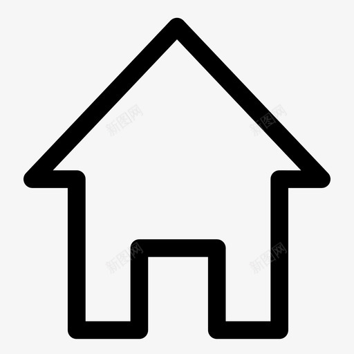 主页房子开始图标svg_新图网 https://ixintu.com 主页 开始 房子 用户界面移动图标集合