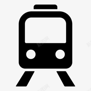 火车铁路地铁图标图标