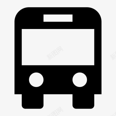 巴士巴士站公共图标图标