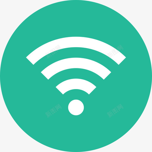 Wifi酒店服务8扁平图标svg_新图网 https://ixintu.com Wifi 扁平 酒店服务8