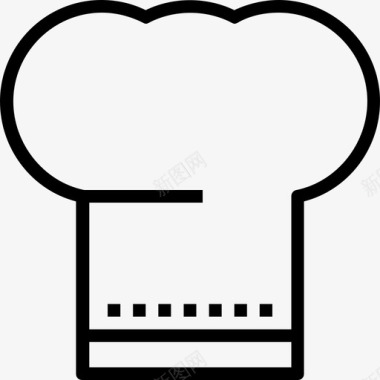 炊具烹饪和厨房设备线性图标图标