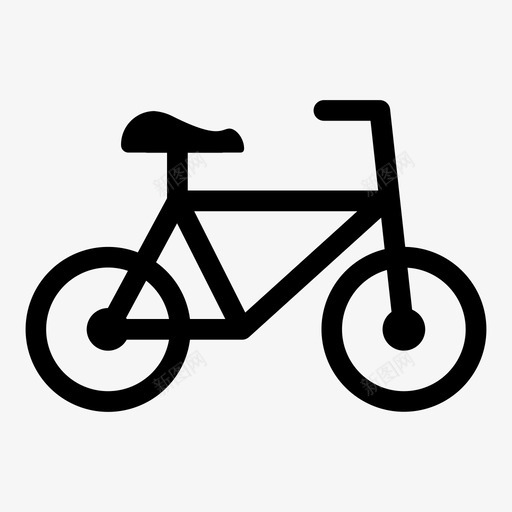 自行车生态环境图标svg_新图网 https://ixintu.com 可持续性 环境 生态 自行车