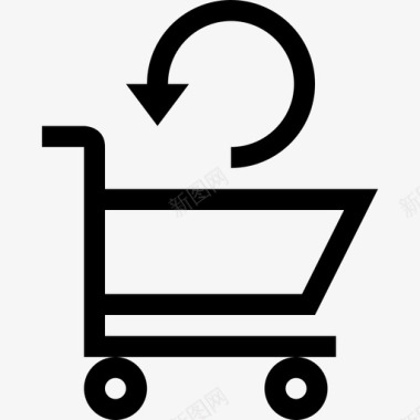 更新购物车购买电子商务图标图标
