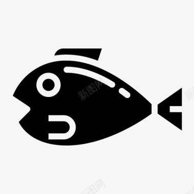 鱼水产蛋白质图标图标
