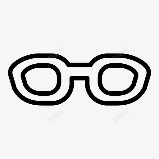 眼镜墨镜太阳镜图标svg_新图网 https://ixintu.com 墨镜 太阳镜 眼镜