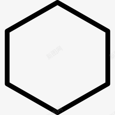 六边形线形6图标图标