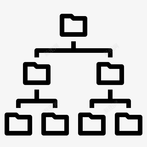 数据结构文件夹层次结构图标svg_新图网 https://ixintu.com 层次结构 数据结构 文件夹 管理 计算机网络001