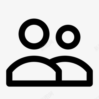 用户概念组图标图标