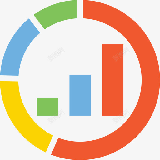 条形图搜索引擎优化和网页2扁平图标svg_新图网 https://ixintu.com 扁平 搜索引擎优化和网页2 条形图