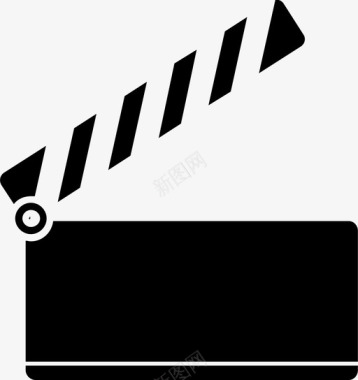 电影拍板电影制作板视频图标图标