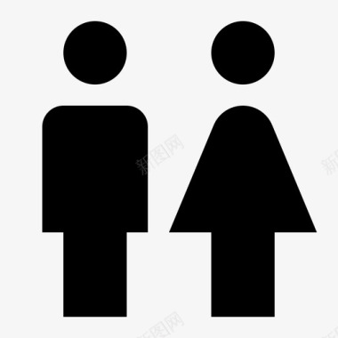 夫妇订婚女性图标图标