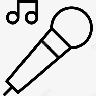歌手音乐交际技巧图标图标