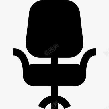 办公椅家具15填充图标图标