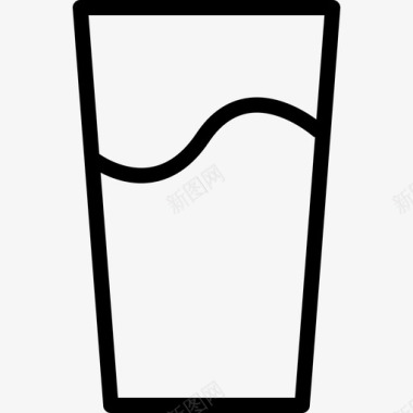 一杯水食品饮料直饮图标图标