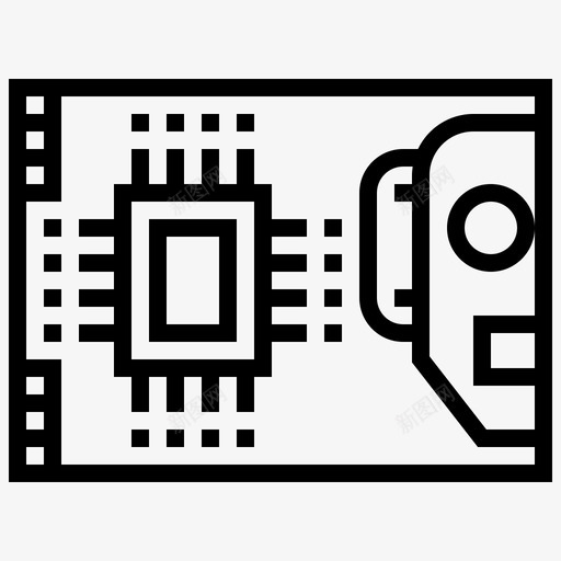 pcb工程套件图标svg_新图网 https://ixintu.com pcb 套件 工程 技术 机器人 机器人工程线