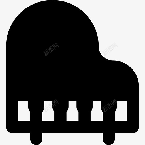 钢琴生日派对15填充图标svg_新图网 https://ixintu.com 填充 生日派对15 钢琴