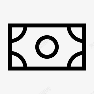 钞票现金支付图标图标