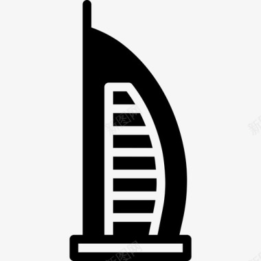 BurjAlArab酒店服务7填充图标图标