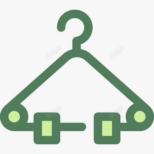 Hanger电子商务8verde图标svg_新图网 https://ixintu.com Hanger verde 电子商务8