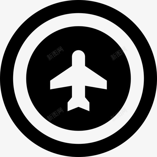 航班旅行集合4已填充图标svg_新图网 https://ixintu.com 已填充 旅行集合4 航班