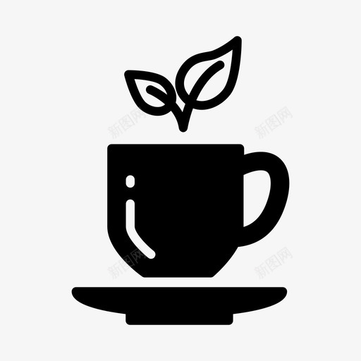 茶豆子休息图标svg_新图网 https://ixintu.com 休息 咖啡 咖啡休息时间 机器 茶 豆子 饮料