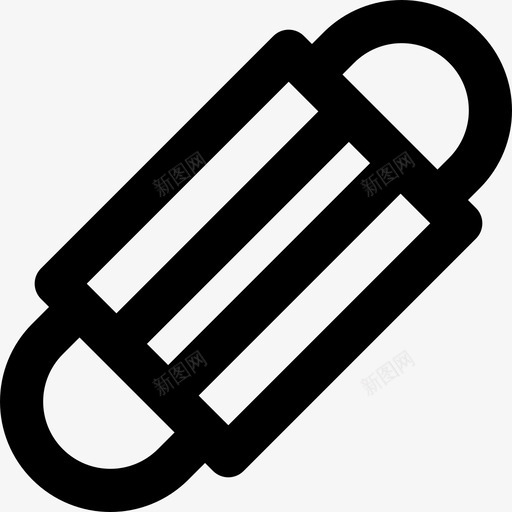 面罩6号医院直线型图标svg_新图网 https://ixintu.com 6号医院 直线型 面罩